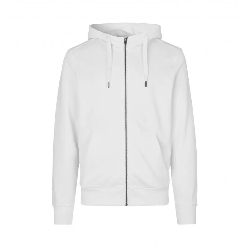 Bluza z kapturem ID CORE/zip 0638 300 g/m² - White (0638-WHITE)