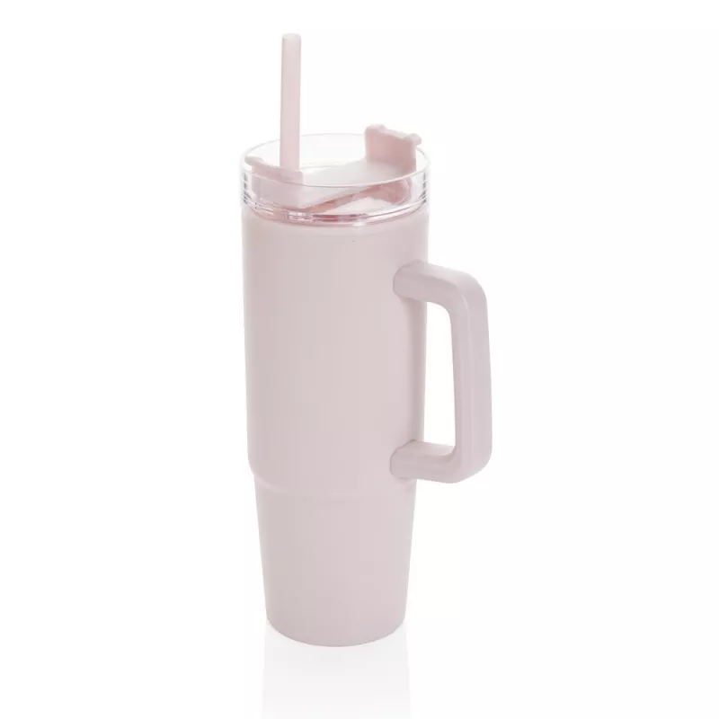 Kubek podróżny 900 ml Tana, plastik z recyklingu - różowy (P437.1014)