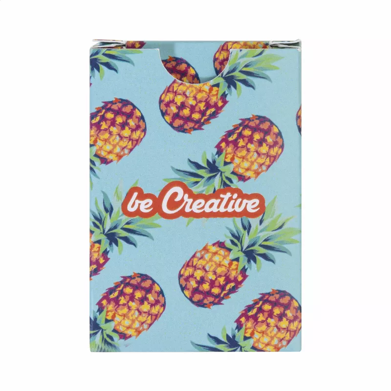 CreaCard Pocket personalizowane karty do gry - biały (AP715034)