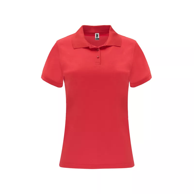 Damska sportowa koszulka polo z poliestru 150 g/m² ROLY MONZHA WOMAN 0410 - Czerwony (R0410-RED)