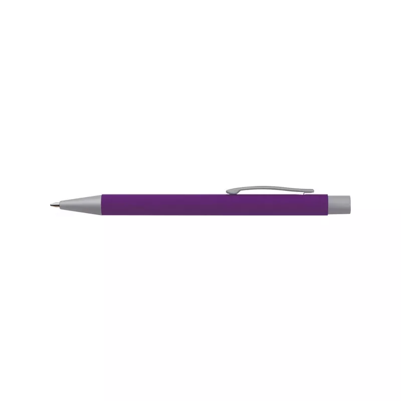 Metalowy długopis reklamowy ABU DHABI - fioletowy (093512)
