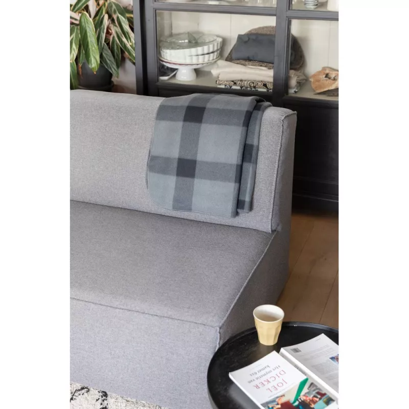 Koc polarowy 127 x 152 cm 180 g/m² - szary (P459.052)