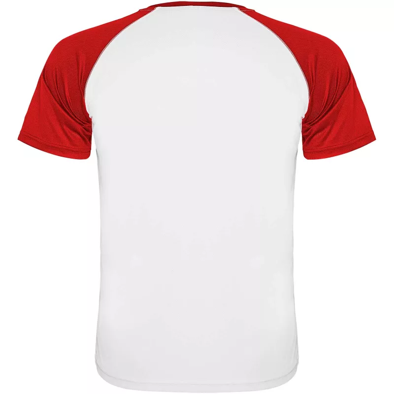 Indianapolis sportowa koszulka unisex z krótkim rękawem - Biały-Czerwony (R6650-RED-WHITE)