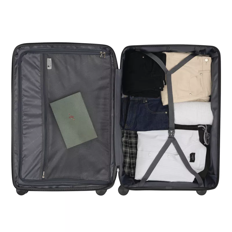 Zestaw walizek - antracytowy (56-2210029)