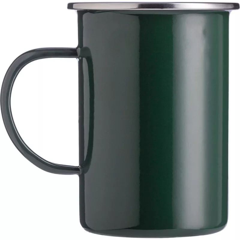 Kubek emaliowany 550 ml - zielony (V1509-06)