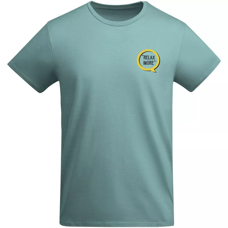 Koszulka T-shirt męska bawełniana 175 g/m² Roly Breda - Dusty Blue (R6698-DUSTBLUE)