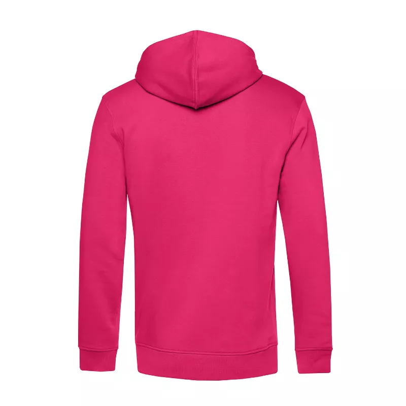 Bluza męska z kapturem B&C Organic Inspire Hooded - Magenta Pink (309) (WU33B-MAGENTA PINK)