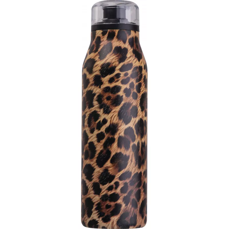 Butelka termiczna stalowa z recyklingu GRAND HAVEN MoLu 640 ml - beżowy (534913)