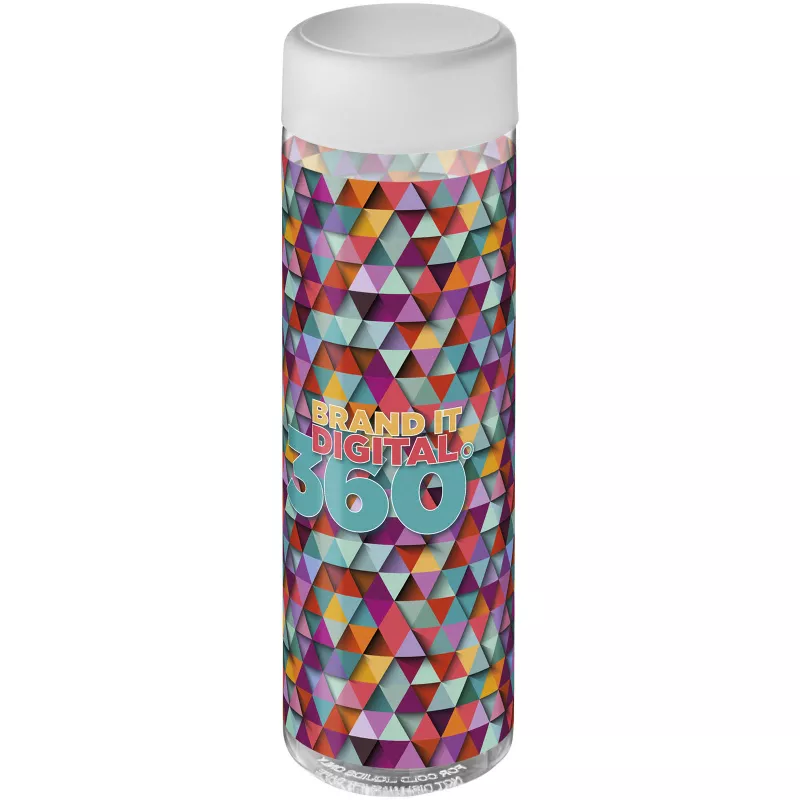 H2O Vibe 850 ml screw cap water bottle - Biały-Przezroczysty (21043003)