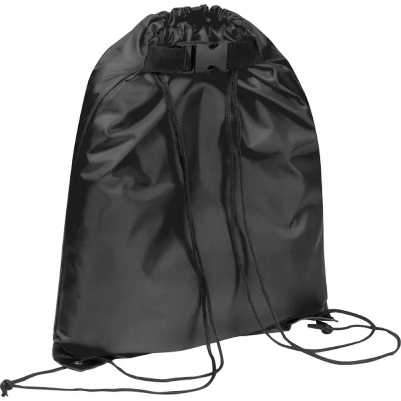 Worek sportowy rPET MONTEVIDEO - czarny (432603)