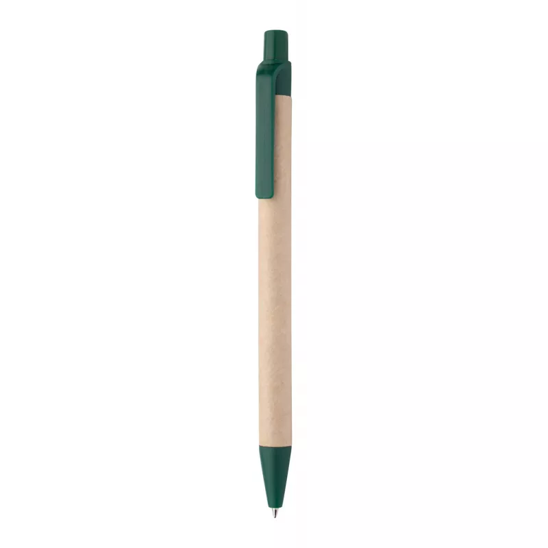 Długopis z papieru z recyklingu Tori  - zielony (AP791082-07)