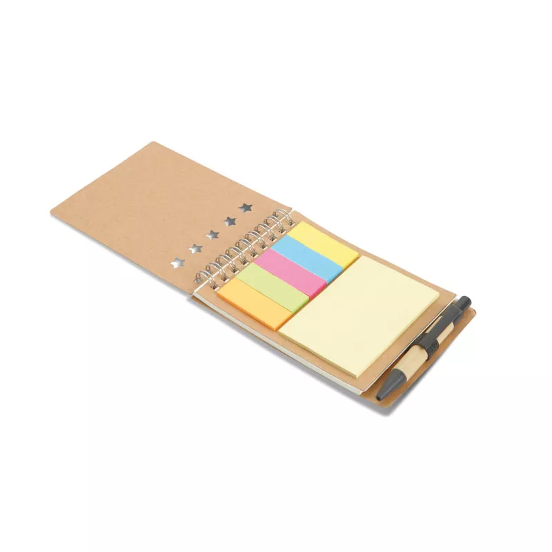 Notes z długopisem 40 kartek w linię MULTIBOOK - Bezowy (MO8107-13)