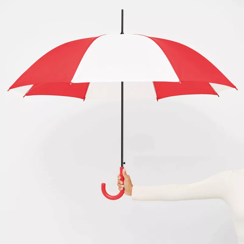 Automatyczny parasol - biały, czerwony (56-0103011)