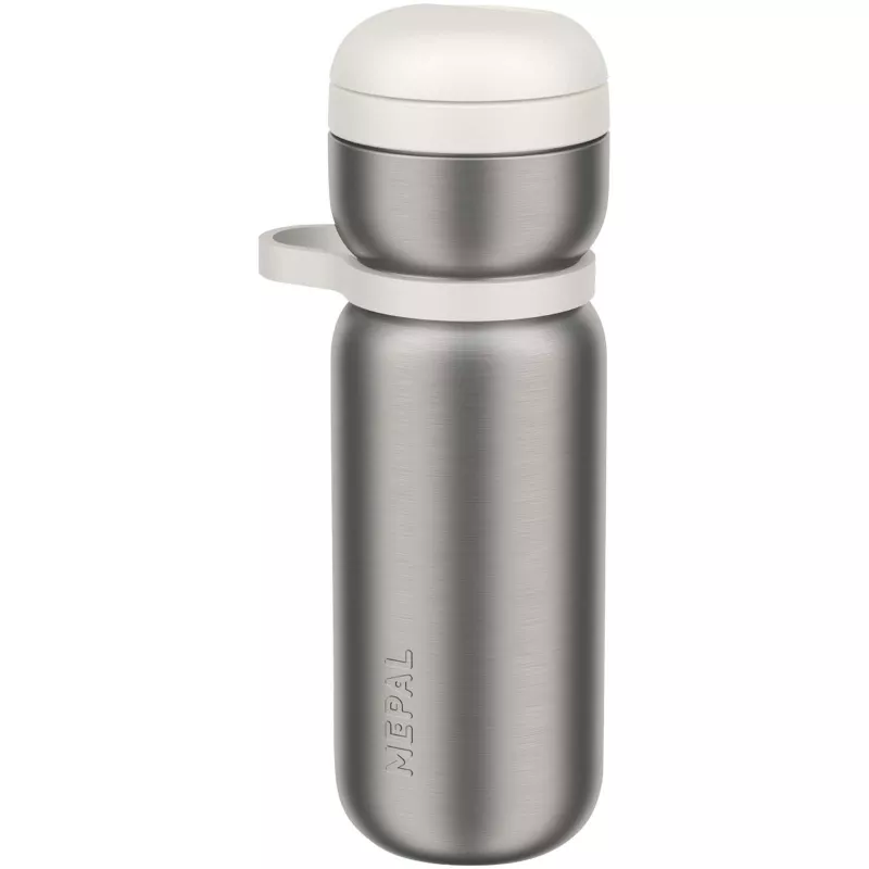 Mepal Twist stalowa termiczna butelka sportowa o pojemności 600 ml - Biały (10091001)