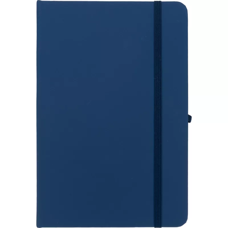 Notatnik A5 w linie z materiałów z recyklingu LORENA - niebieski (2875904)