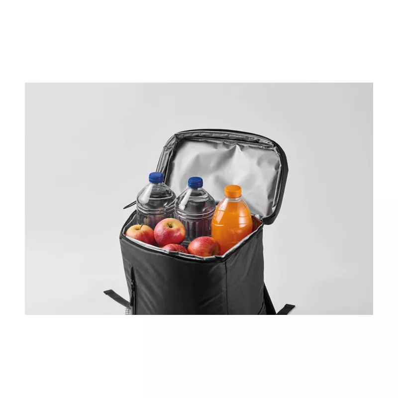 Plecak termiczny z RPET 600D 9 l MAFRIO - Czarny (MO2971-03)