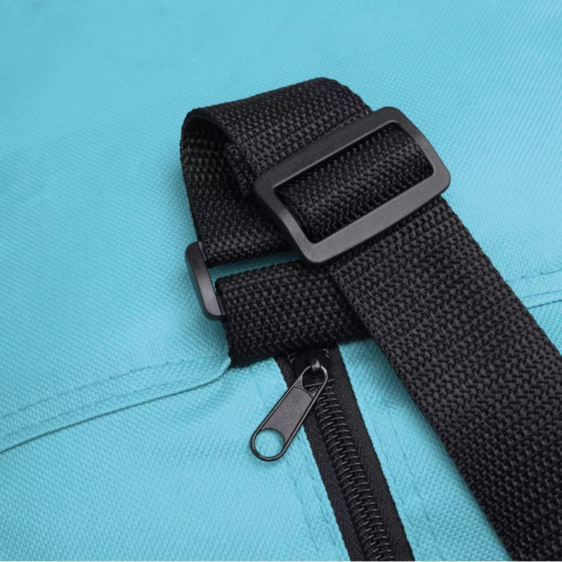 Sportowa torba - czarny, jasnoniebieski (56-0808536)