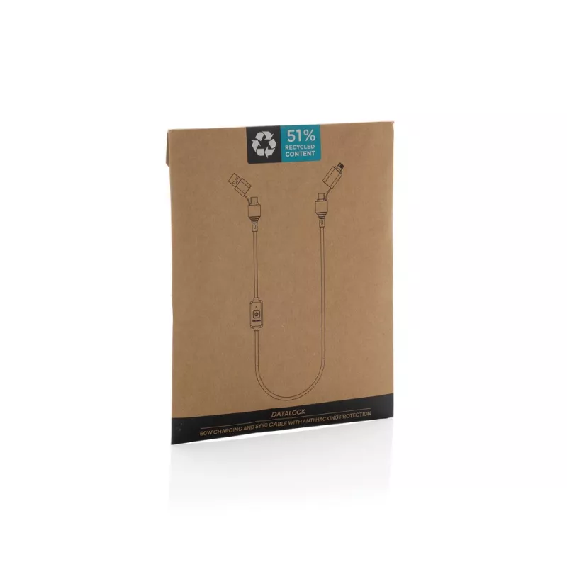 Kabel do ładowania 60W Datalock - czarny (P302.4901)