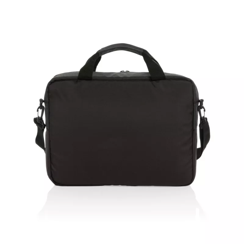 Torba na laptopa 15,6" AWARE™ Kazu, poliester z recyklingu - czarny (P732.171)