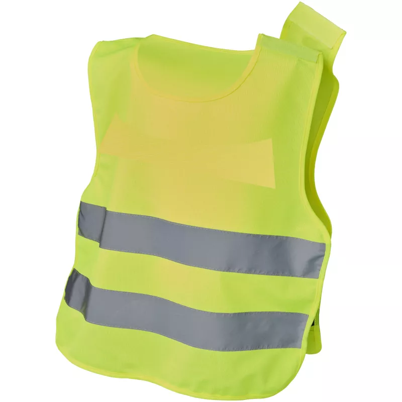 Kamizelka bezpieczeństwa Odile z zapięciem na rzepy dla dzieci w wieku 3-6 lat - Neonowy żółty (12202200)