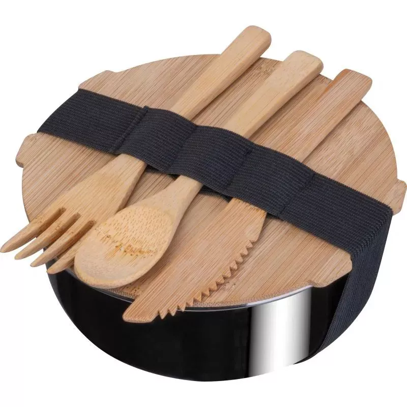 Lunch box GRAZ 700 ml - czarny (543303)