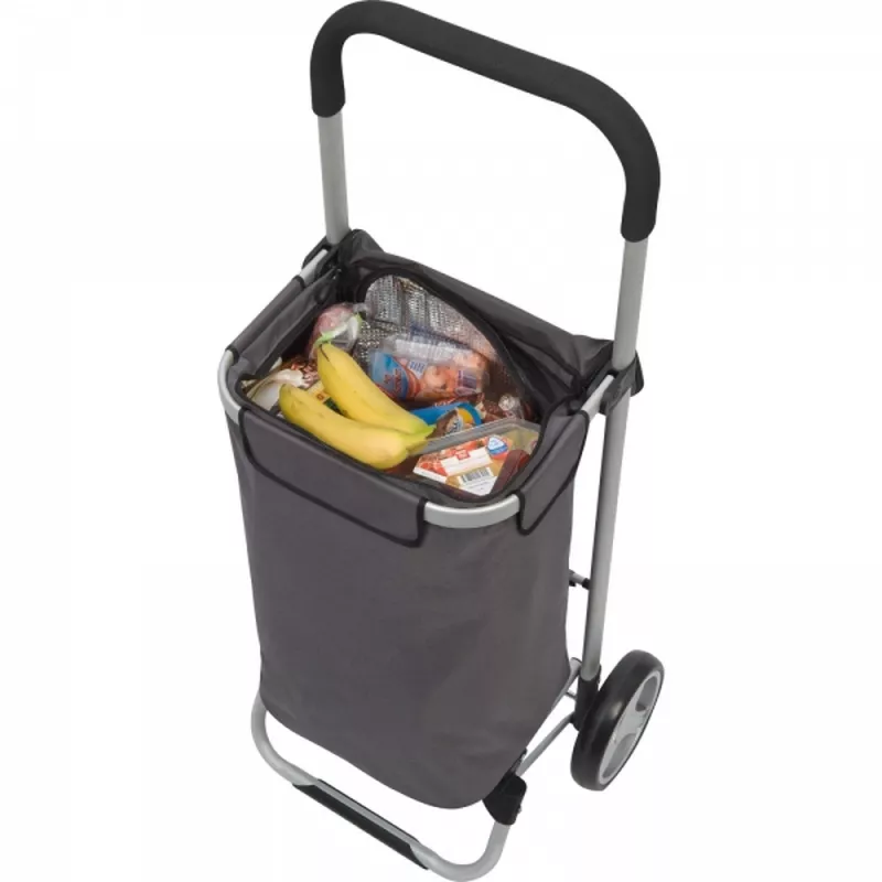 Wózek na zakupy HARALD - ciemnoszary (6006377)