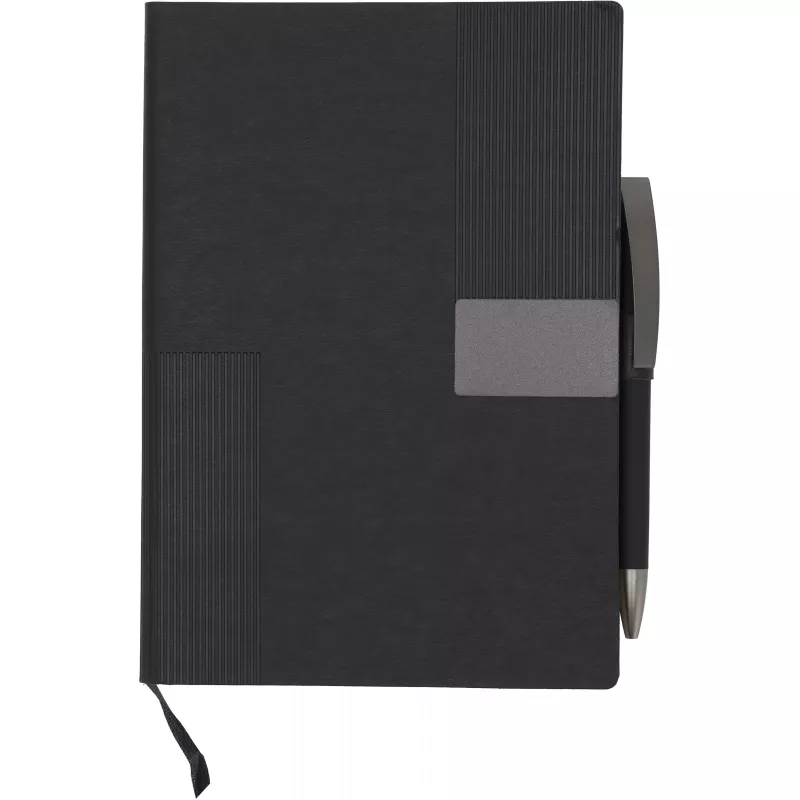 Notes A5 w linie z długopisem MERSIN - czarny (562003)