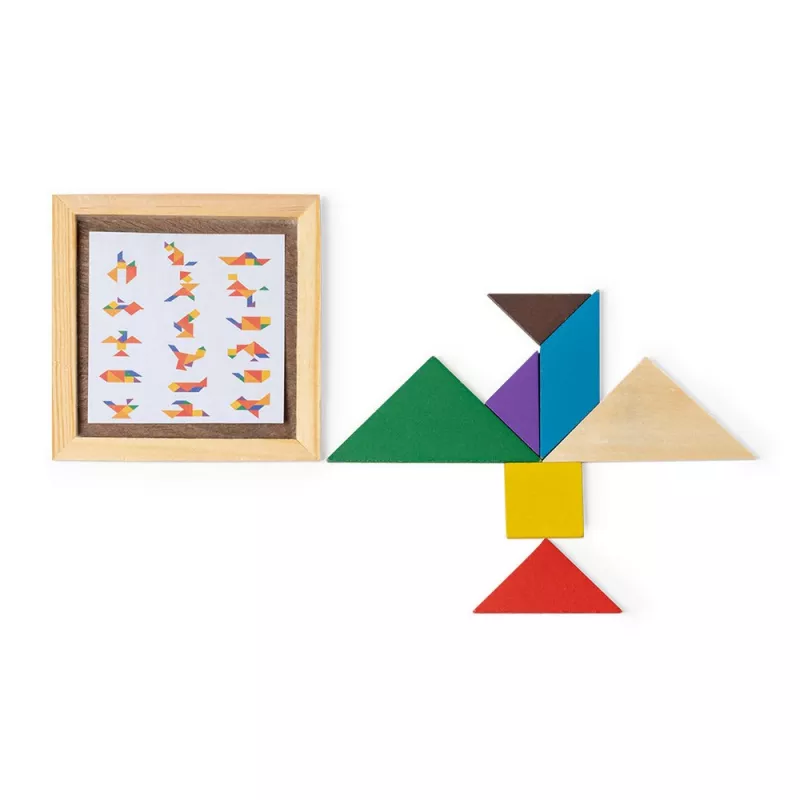 Puzzle tangram - wielokolorowy (V7663-99)