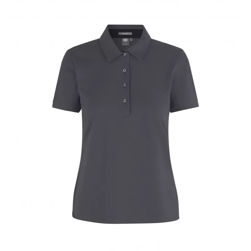 Koszulka bawełniana 185 g/m² ID Polo biznes/Jersey damska 0535 - Silver Grey (0535-SILVER GREY)