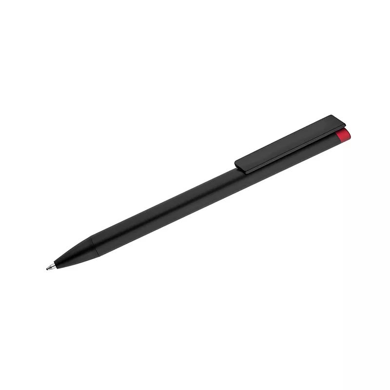 Długopis metalowy ALI z dwukolorowym grawerem - czerwony (19646-04)