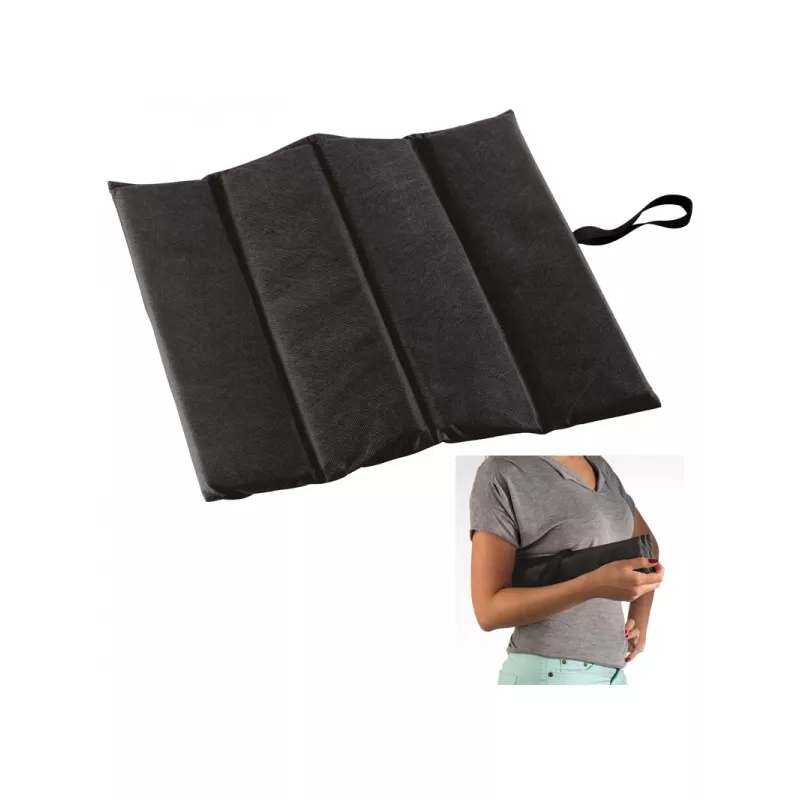 Siedzenie-poduszka non-woven MANCHESTER - czarny (823403)