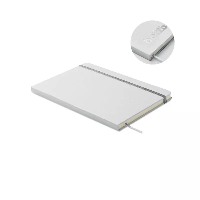 Notes A5 80 kartek w linię ROUTE WHITE - Srebrny (MO2578-14)