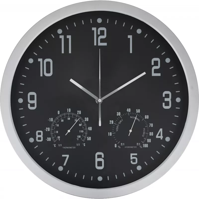 Zegar ścienny CrisMa MALCOLM - czarny (4123803)