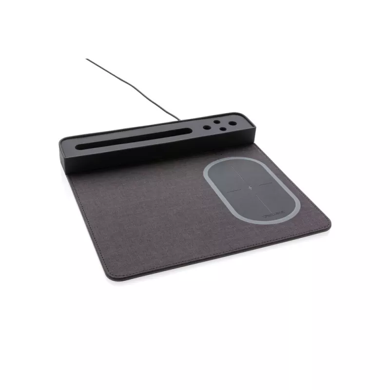 Podkładka pod mysz, ładowarka bezprzewodowa 5W Air - czarny (P308.251)