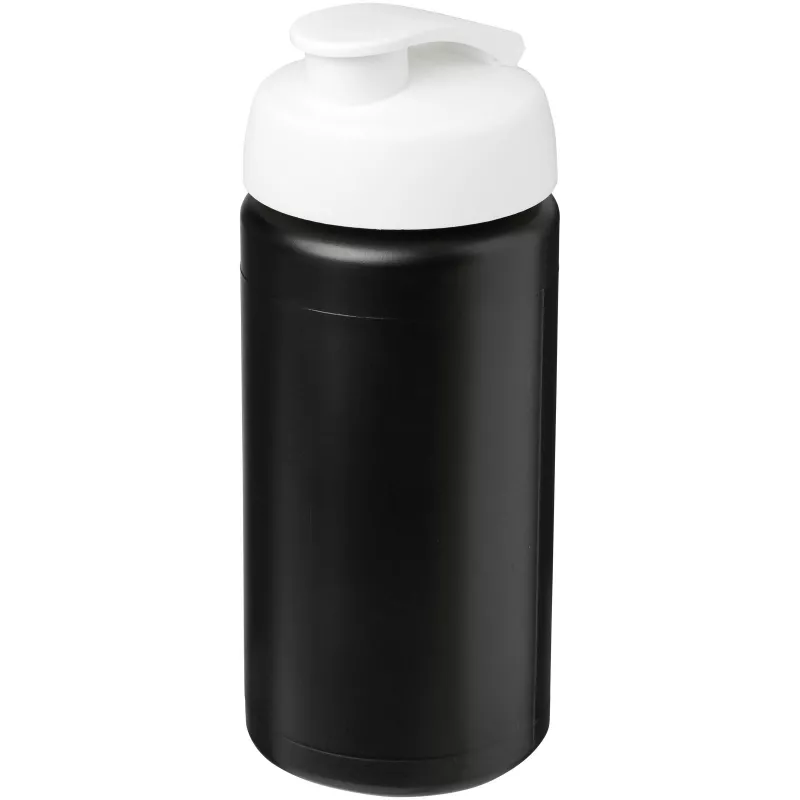 Bidon Baseline® Plus o pojemności 500 ml z wieczkiem zaciskowym i uchwytem - Biały-Czarny (21007212)