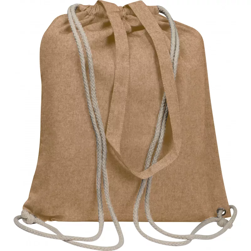 Torbo-plecak bawełna z recyklingu 140 g/m² - biały (6254306)