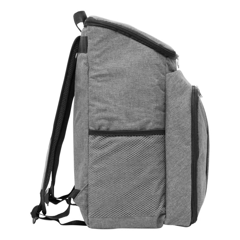 Plecak piknikowy dla 2 osób - czarny, szary (56-0604080)