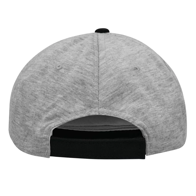 5 segmentowa czapka baseballowa - czarny, szary (56-0701603)