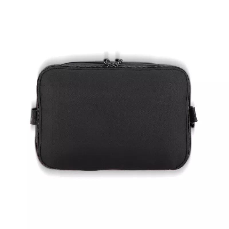 Torba termoizolacyjna R-PET 600D z podwójną komorą 30 x 20 x 25 cm 15 l - czarny (LT95389-N0002)