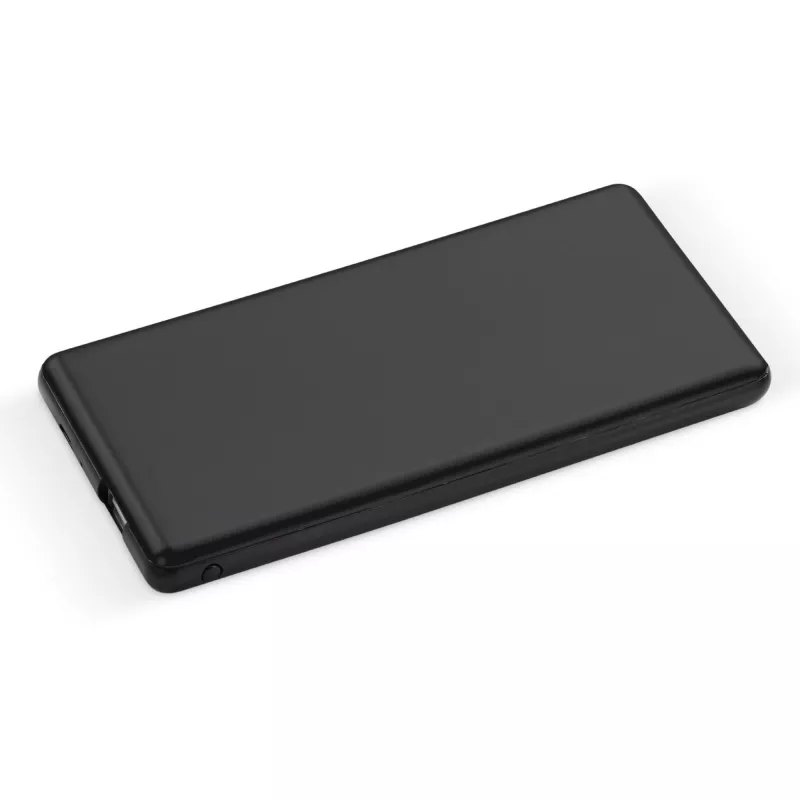 Rozświetlone logo -  powerbank 4000mAh - czarno / czarny (LT91288-N0202)