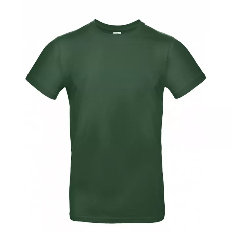 Koszulka reklamowa 185 g/m² B&C #E190 - Bottle Green (540) (TU03T/E190-BOTTLE GREEN)