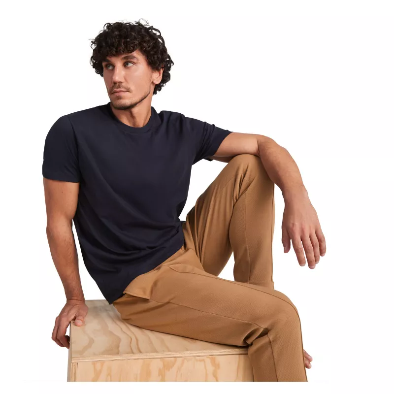 Koszulka T-shirt męska bawełniana 170 g/m² Roly Golden - Ebony (R6690-EBONY)