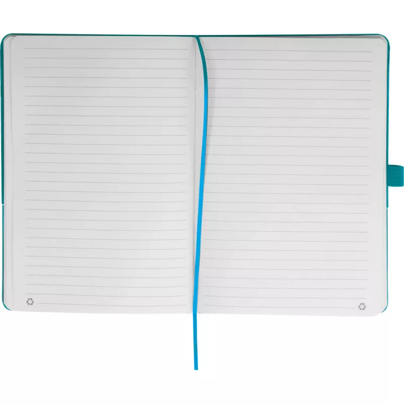 Notes A5 w linie CHELTENHAM - turkusowy (577414)