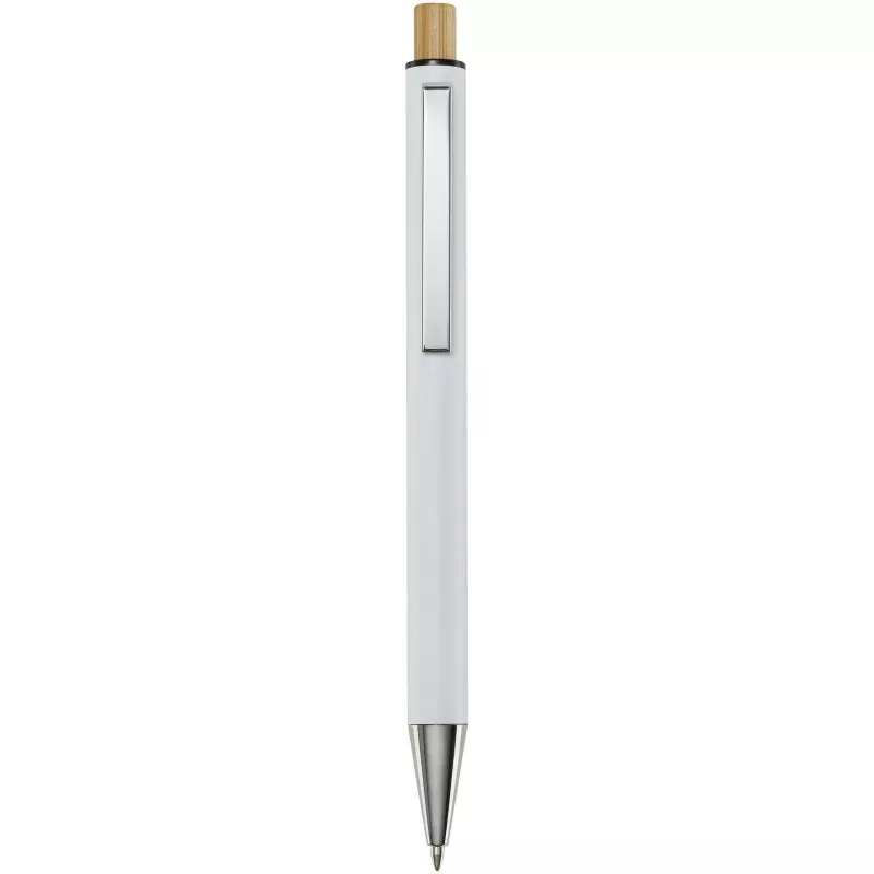 Cyrus długopis z aluminium z recyklingu - Biały (10787401)