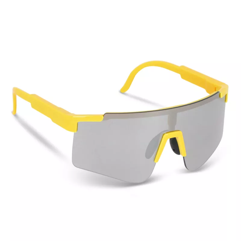 Sportowe okulary przeciwsłoneczne Tom R-PC z lustrzanymi soczewkami UV400 - Fluor yellow (LT86730-N9941)