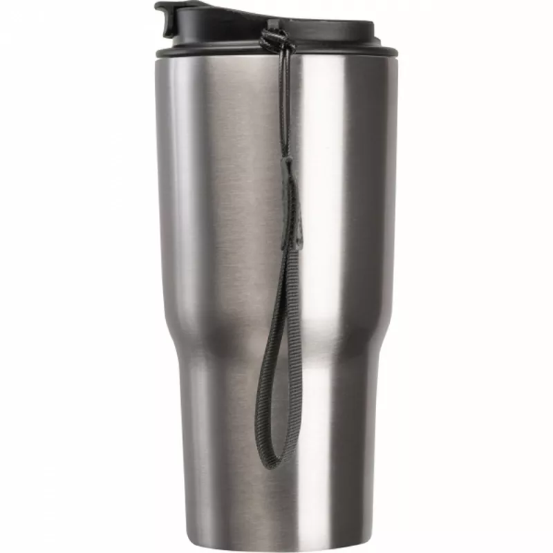 Kubek termiczny 550 ml ze stali z recyklingu DANA - szary (8523907)