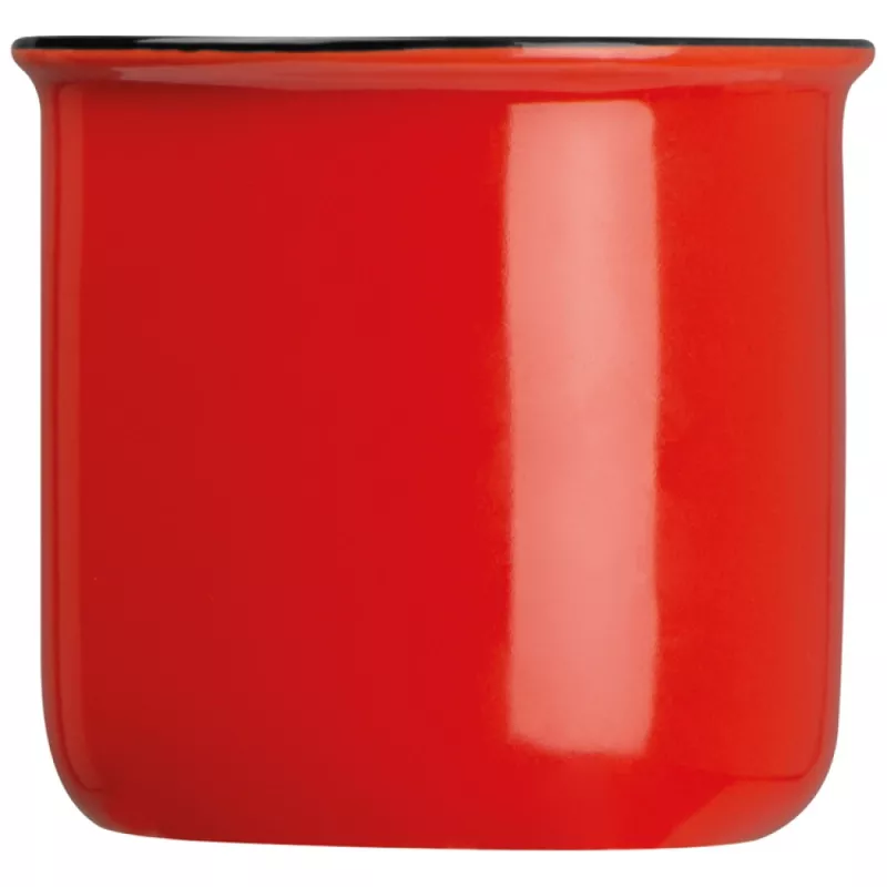 Kubek ceramiczny 350 ml - czerwony (8084305)