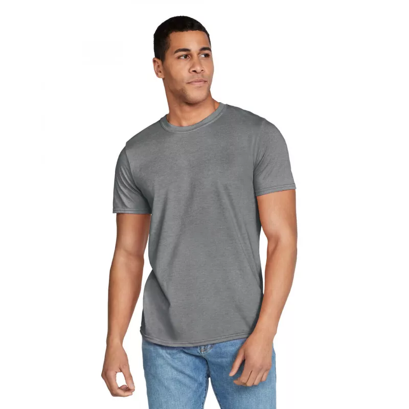 Koszulka bawełniana 150 g/m² Gildan SoftStyle™ 64000 - Graphite Heather  (64000-GRAPHITE HEATHER)