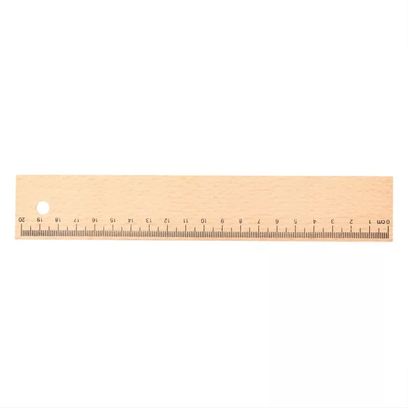Drewniana linijka | Colton - drewno (V7385-17)