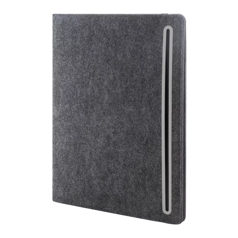 Refelt Meet A4 Teczka na dokumenty z filcu RPET - ciemno szary (AP808272-80)